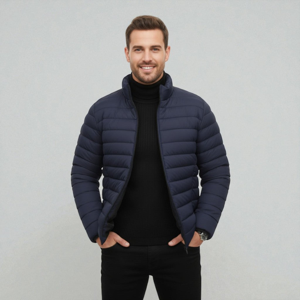 Maison Aurelle - Men’s Down Jacket Lightweight Insulation Modern Fit 2