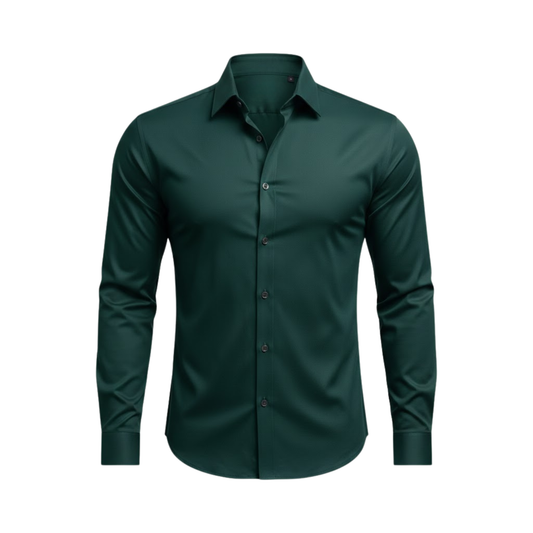 Maison Aurelle - Men’s Dress Shirt High-Stretch Comfortable Slim Fit 0