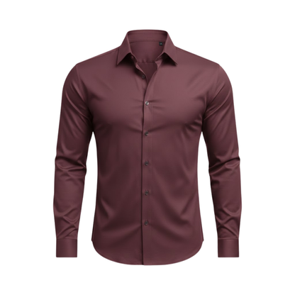Maison Aurelle - Men’s Dress Shirt High-Stretch Comfortable Slim Fit 3