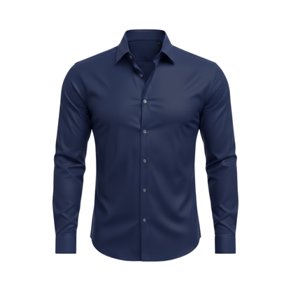 Maison Aurelle - Men’s Dress Shirt High-Stretch Comfortable Slim Fit 5