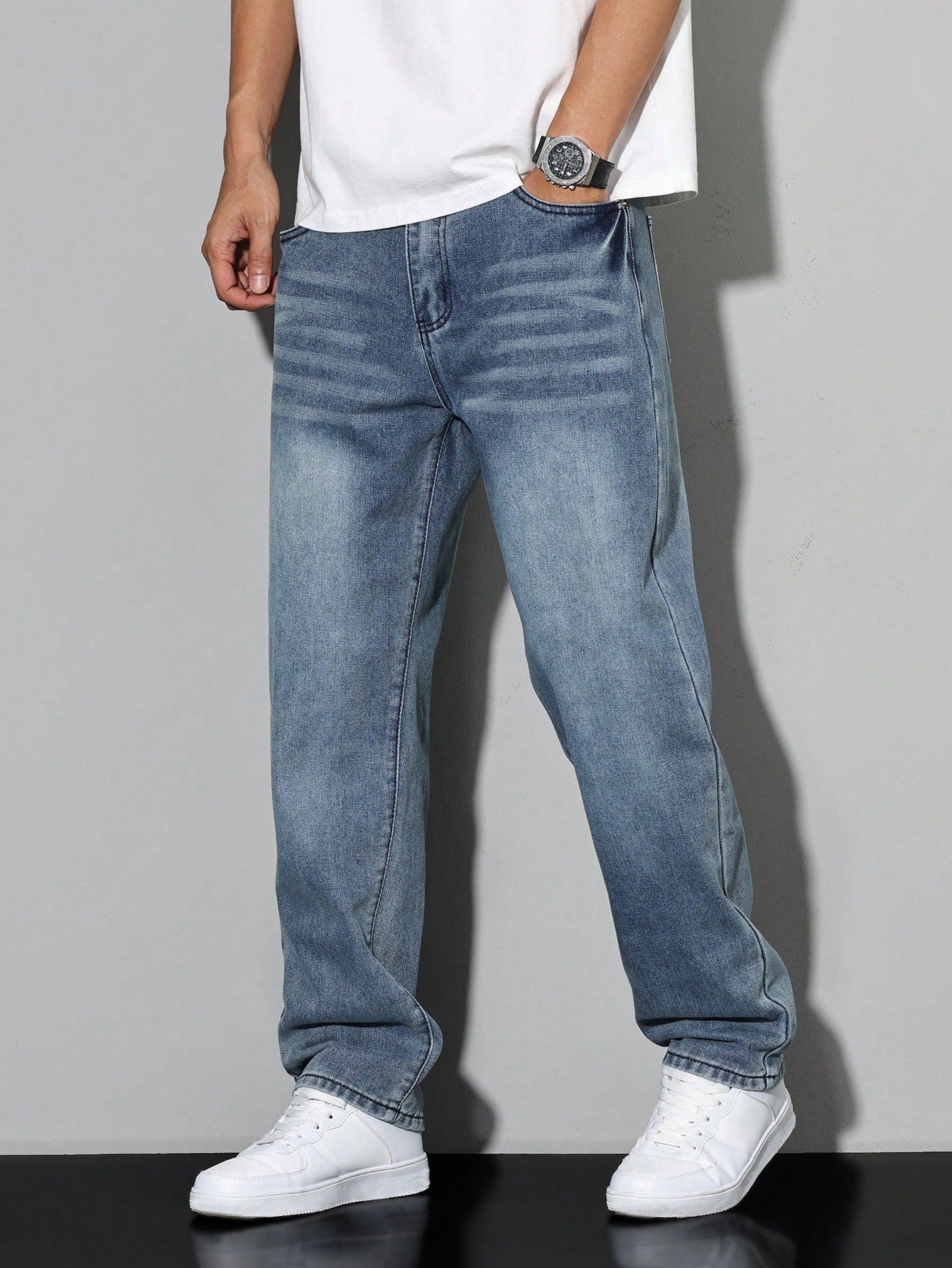 Maison Aurelle - Men's Jeans High-Quality Denim Relaxed Fit Urban Style 5