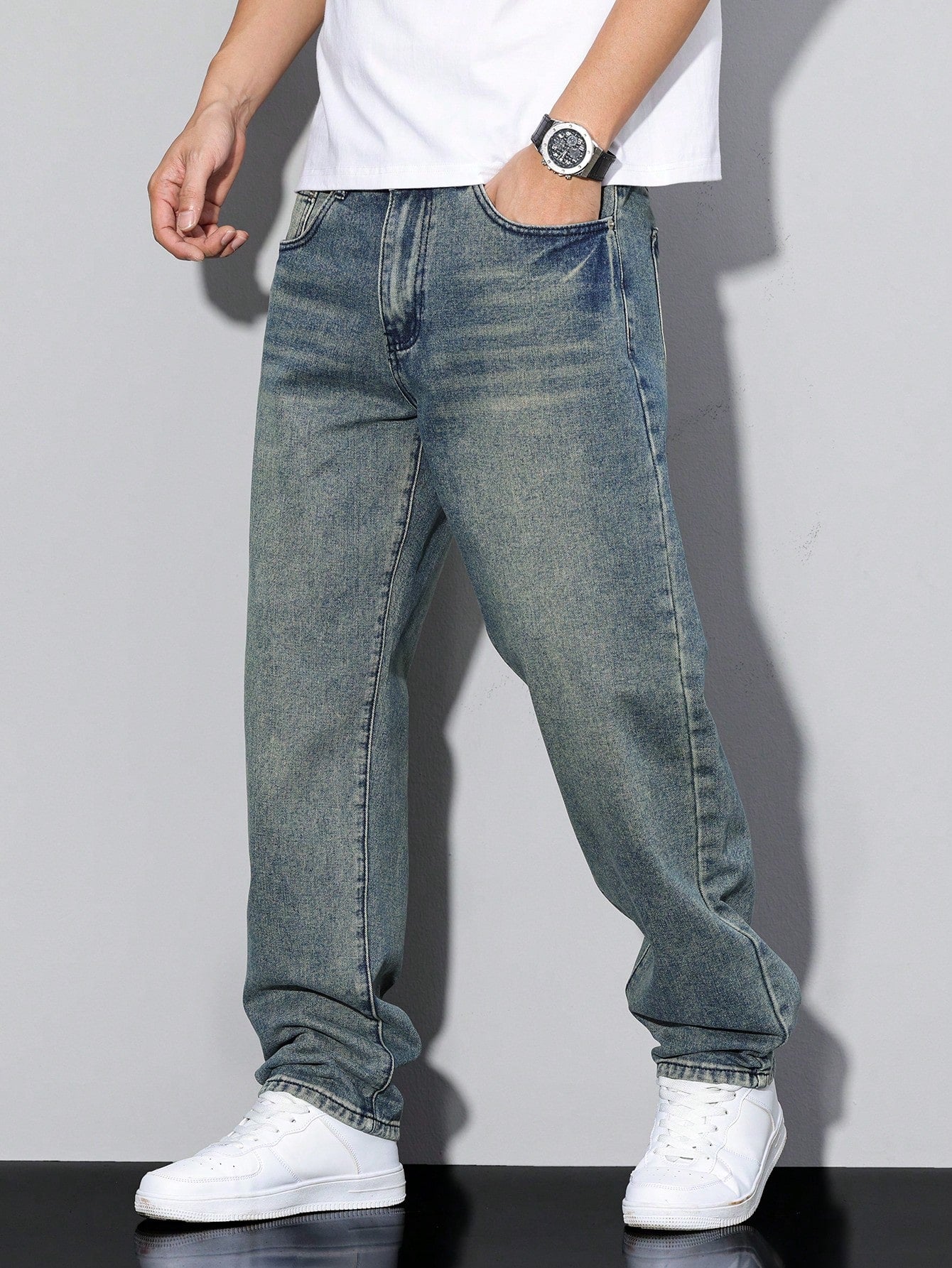 Maison Aurelle - Men's Jeans High-Quality Denim Relaxed Fit Urban Style 7