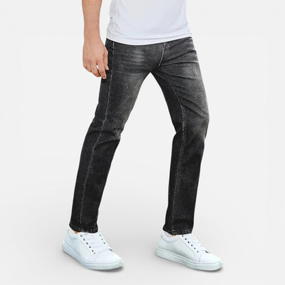 Maison Aurelle - Men’s Jeans Stretch Cotton Comfortable Slim Fit 7