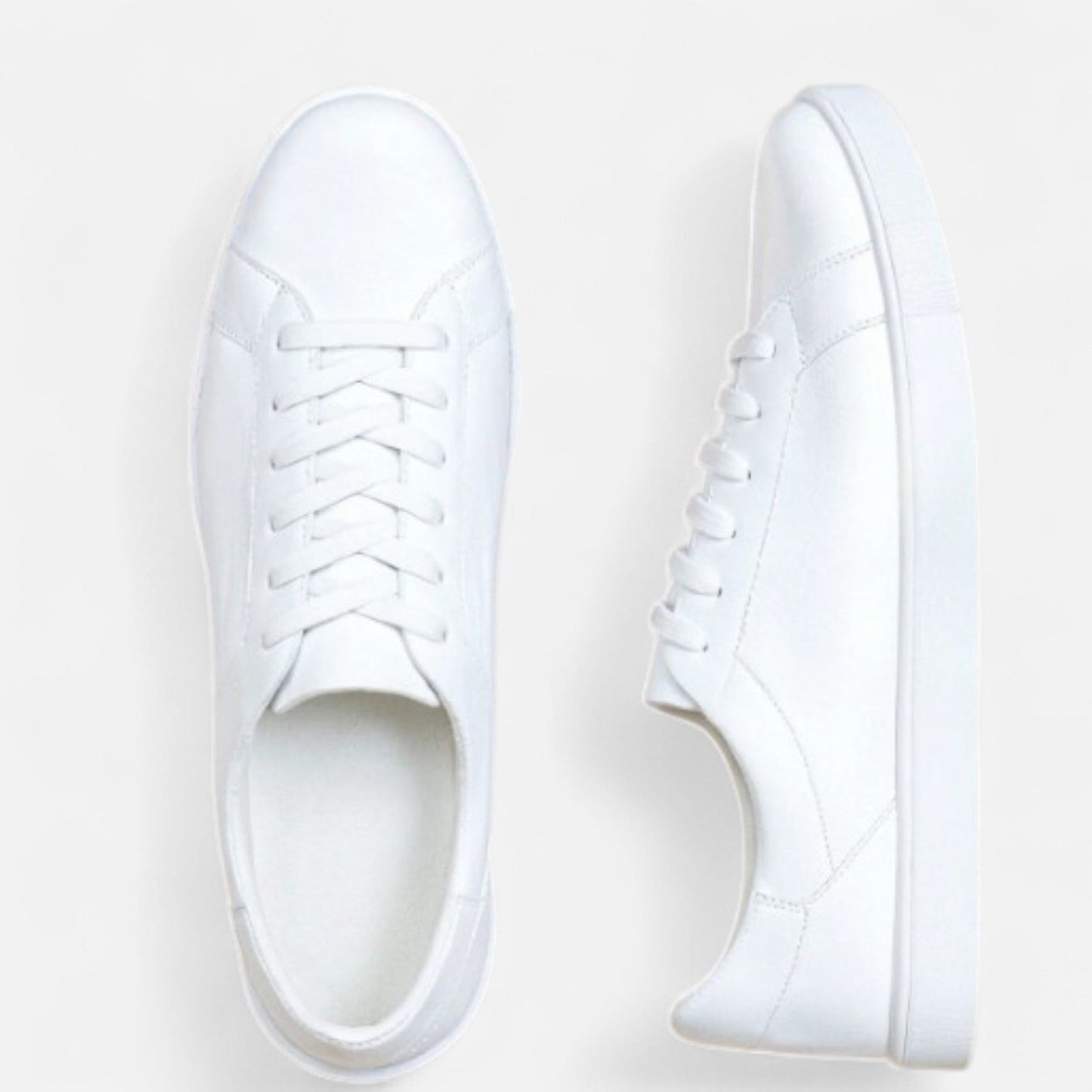 Maison Aurelle - Men's Leather Sneakers Comfortable Low-Top Casual Style 0