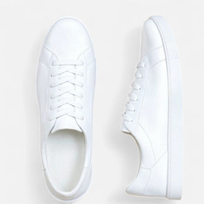 Maison Aurelle - Men's Leather Sneakers Comfortable Low-Top Casual Style 0