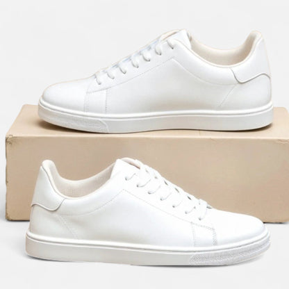 Maison Aurelle - Men's Leather Sneakers Comfortable Low-Top Casual Style 3