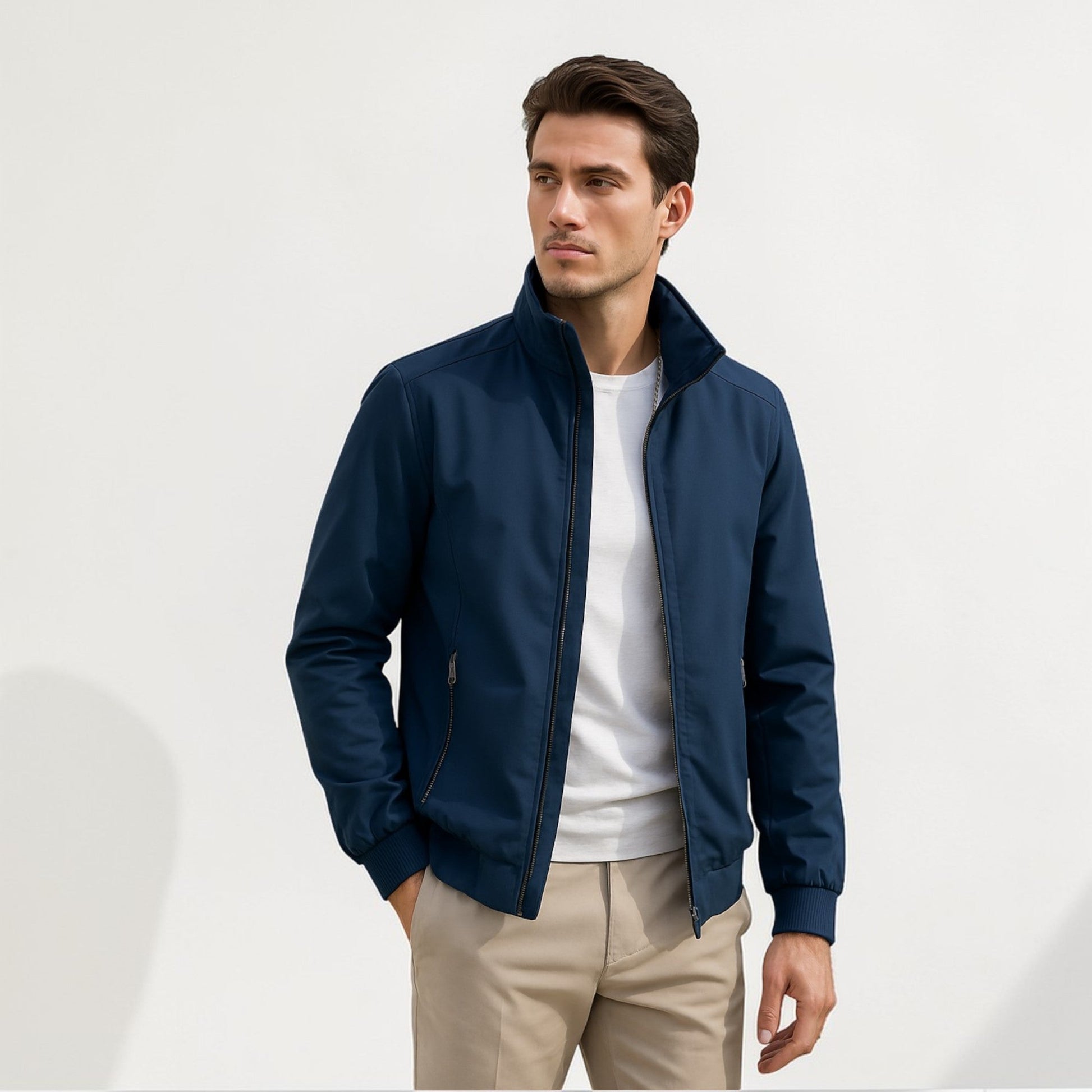 Maison Aurelle - Men’s Lightweight Jacket Breathable Summer Casual Fit 0