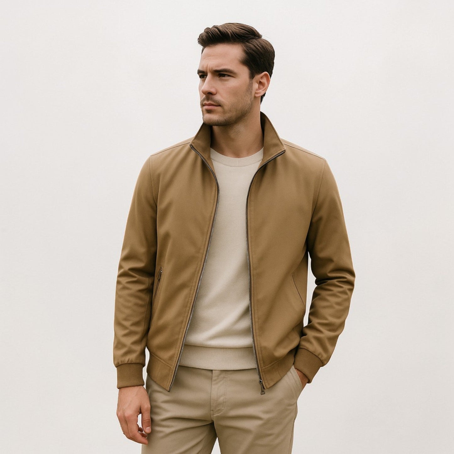 Maison Aurelle - Men’s Lightweight Jacket Breathable Summer Casual Fit 3