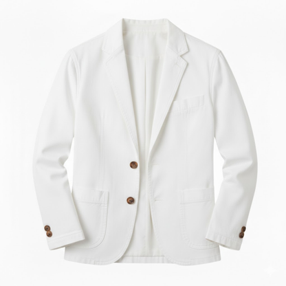 Maison Aurelle - Men’s Linen Blazer Jacket Lightweight Casual Fit 5