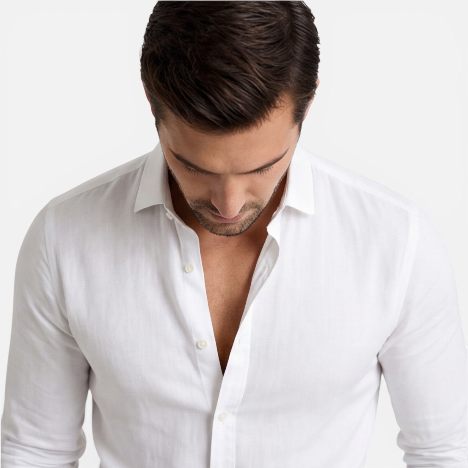Maison Aurelle - Men’s Linen Shirt Breathable Slim Fit Elegant Design 3