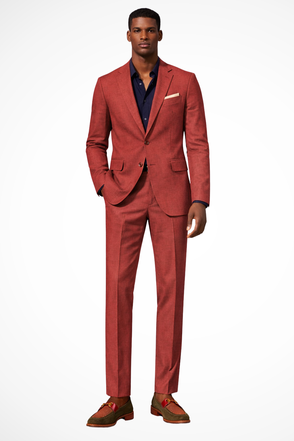 Maison Aurelle - Men's Linen Suit Breathable Tailored Elegant Fit 1
