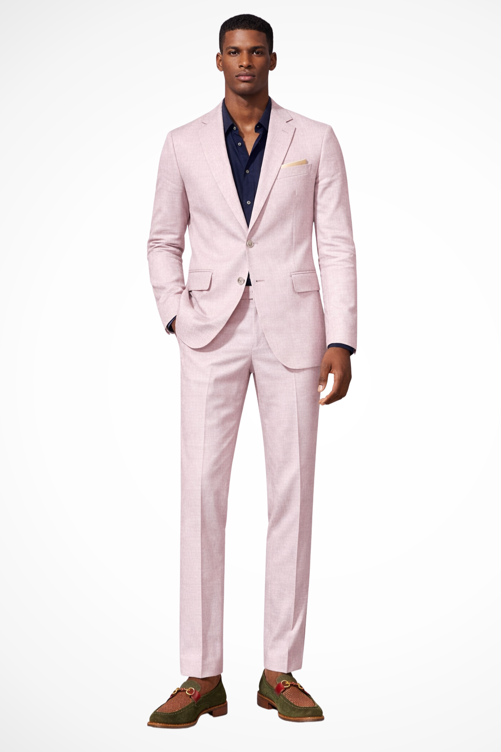 Maison Aurelle - Men's Linen Suit Breathable Tailored Elegant Fit 4