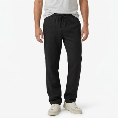Maison Aurelle - Men’s Linen Trousers Breathable Comfortable Casual Fit 7