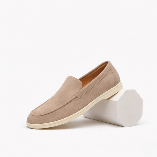 Maison Aurelle - Men’s Loafers Leather Comfortable Slip-On Classic Brown 0