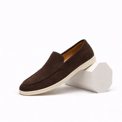 Maison Aurelle - Men’s Loafers Leather Comfortable Slip-On Classic Brown 2