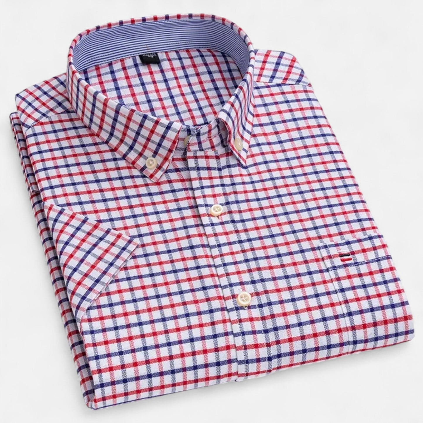 Maison Aurelle - Men's Oxford Cotton Shirt Breathable Summer Elegance 0