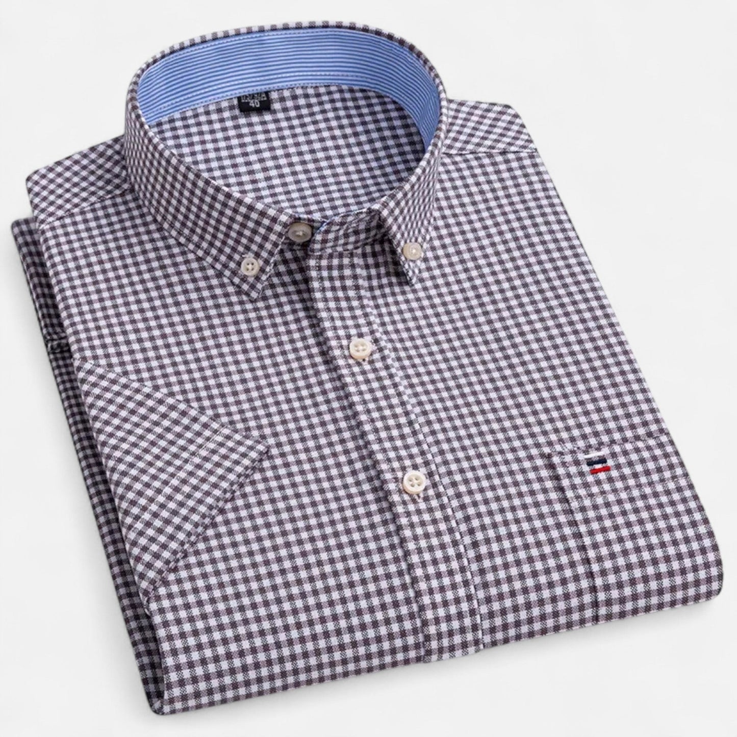 Maison Aurelle - Men's Oxford Cotton Shirt Breathable Summer Elegance 10
