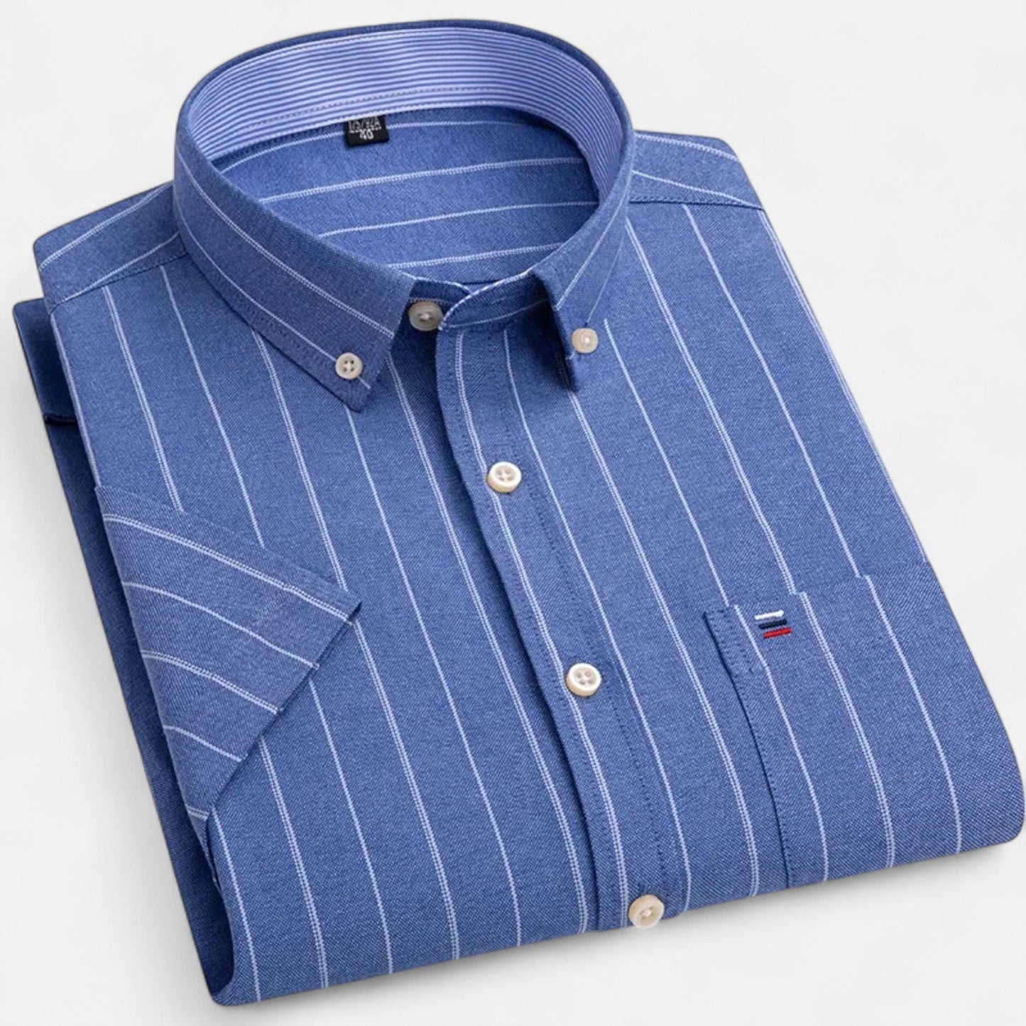 Maison Aurelle - Men's Oxford Cotton Shirt Breathable Summer Elegance 4