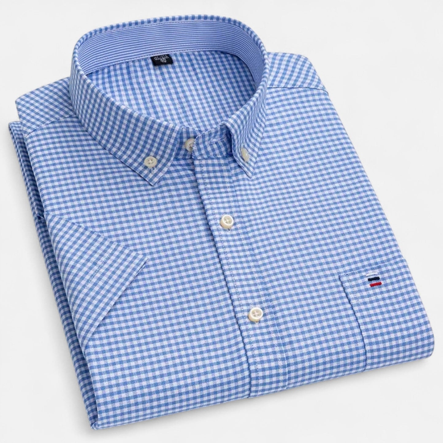 Maison Aurelle - Men's Oxford Cotton Shirt Breathable Summer Elegance 5