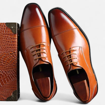 Maison Aurelle - Men’s Oxford Shoes Premium Leather Timeless Comfort Classic Fit 0