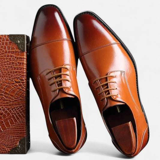 Maison Aurelle - Men’s Oxford Shoes Premium Leather Timeless Comfort Classic Fit 0