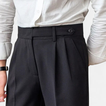 Maison Aurelle - Men's Pants Italian Wool Blend Tailored Fit Elegant 6
