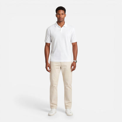 Maison Aurelle - Men's Polo Shirt Breathable Knit Slim Fit Casual 3