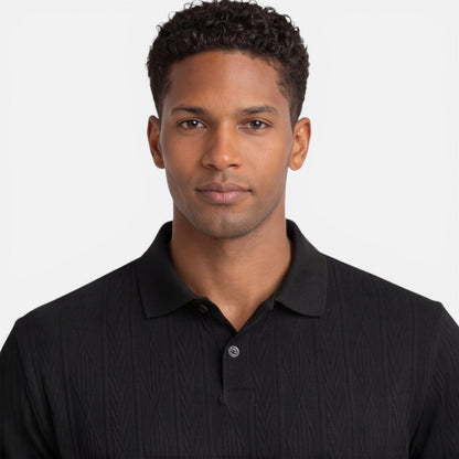 Maison Aurelle - Men's Polo Shirt Breathable Knit Slim Fit Casual 4