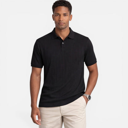 Maison Aurelle - Men's Polo Shirt Breathable Knit Slim Fit Casual 5