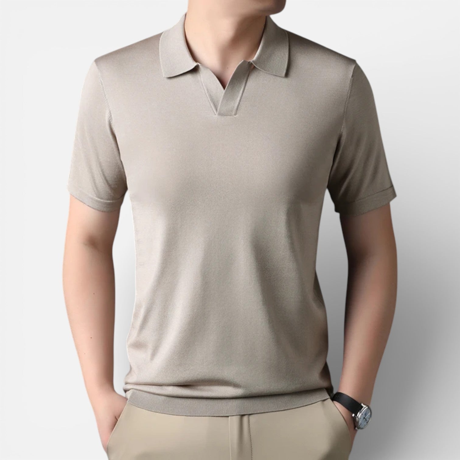 Maison Aurelle - Men’s Polo Shirt Cotton Breathable Classic Fit 0
