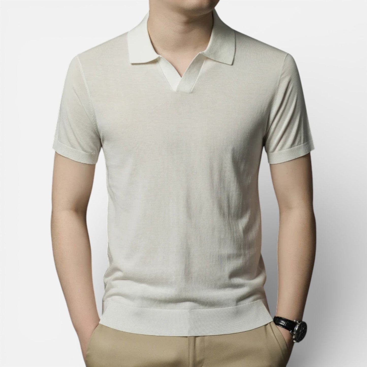 Maison Aurelle - Men’s Polo Shirt Cotton Breathable Classic Fit 4
