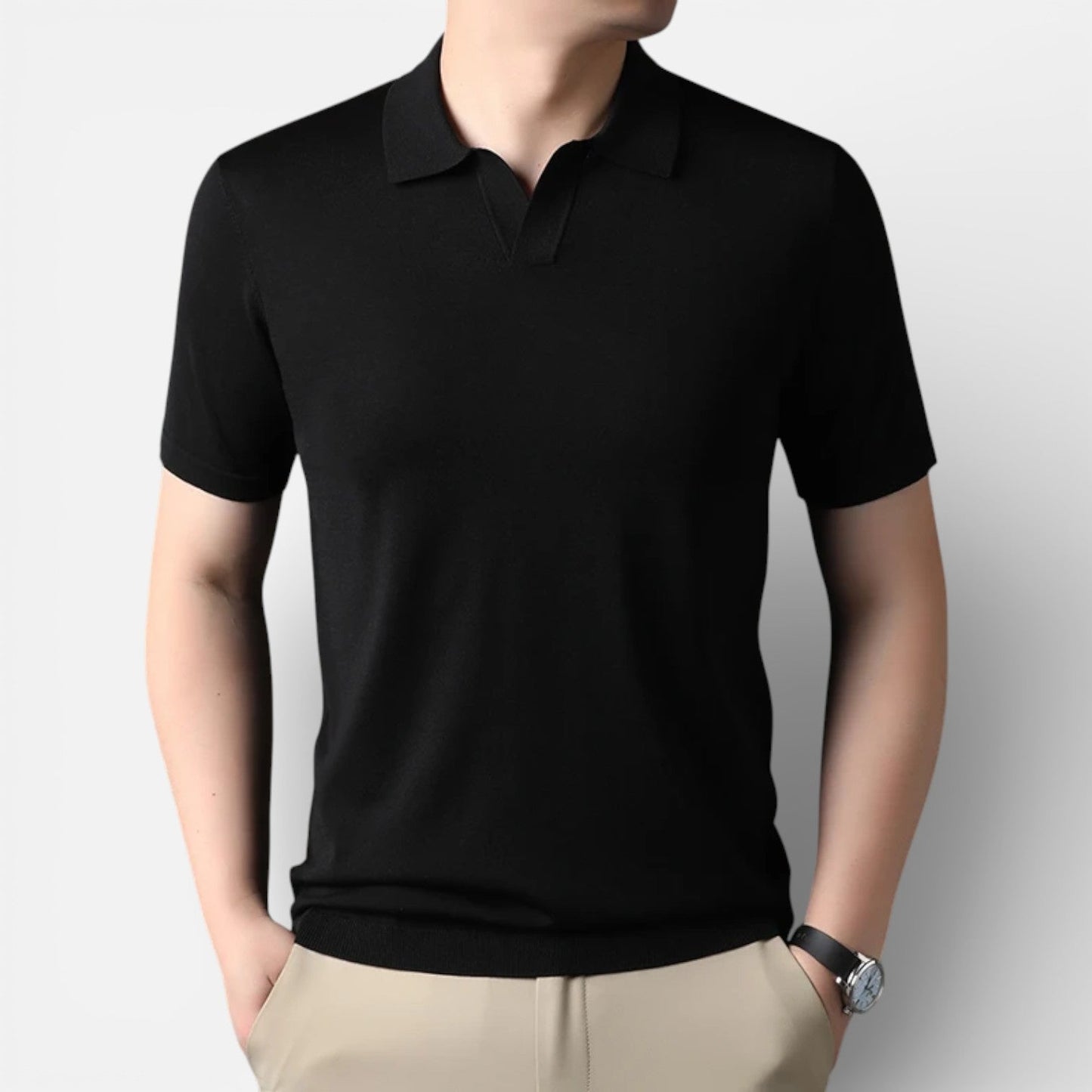 Maison Aurelle - Men’s Polo Shirt Cotton Breathable Classic Fit 5
