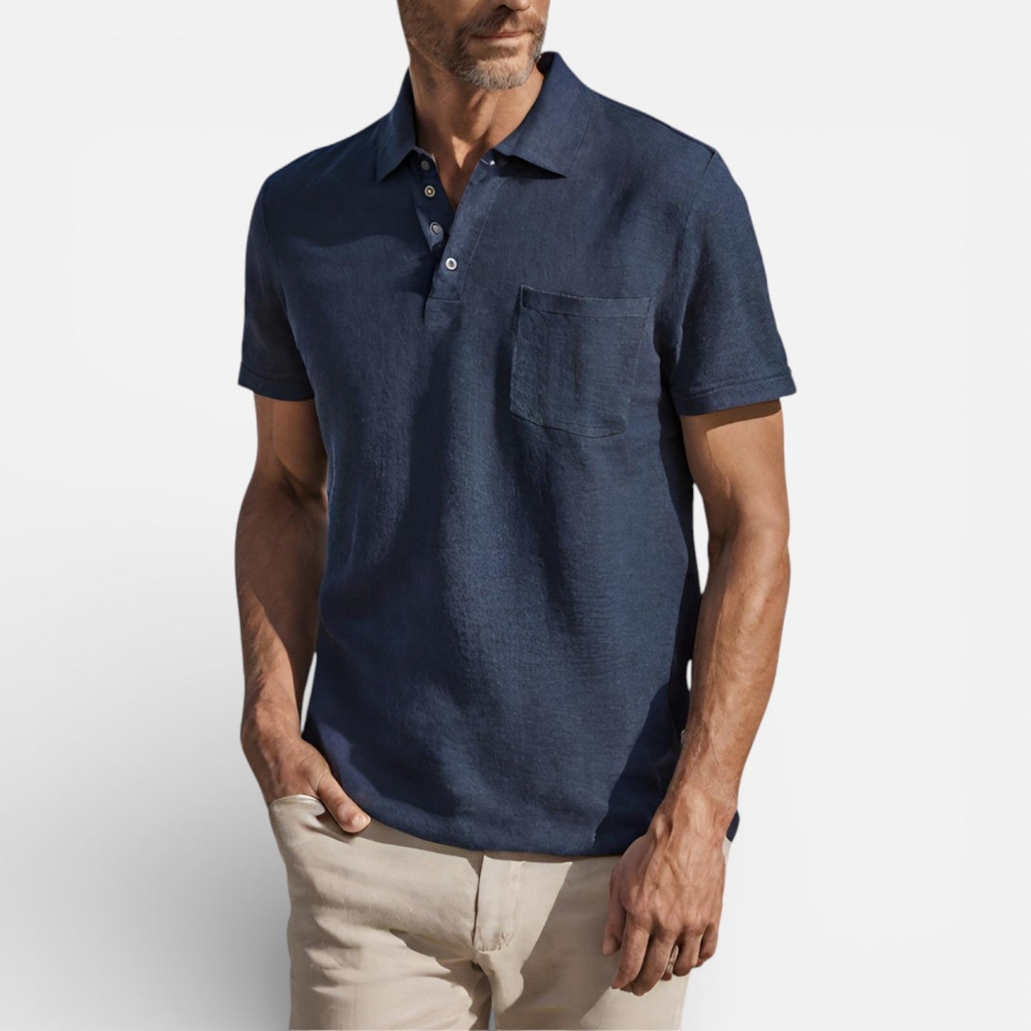 Maison Aurelle - Men's Polo Shirt Lightweight Breathable Classic Fit 4