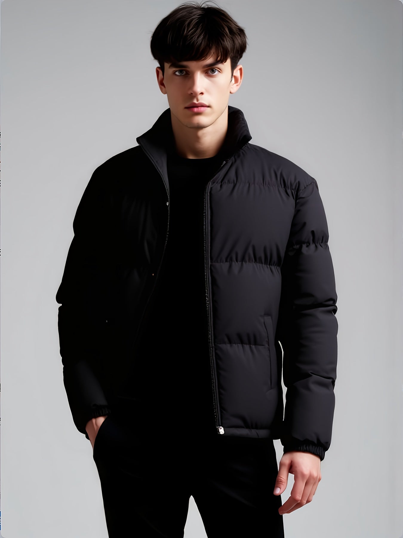 Maison Aurelle - Men’s Puffer Jacket Lightweight Insulation Modern Fit 4