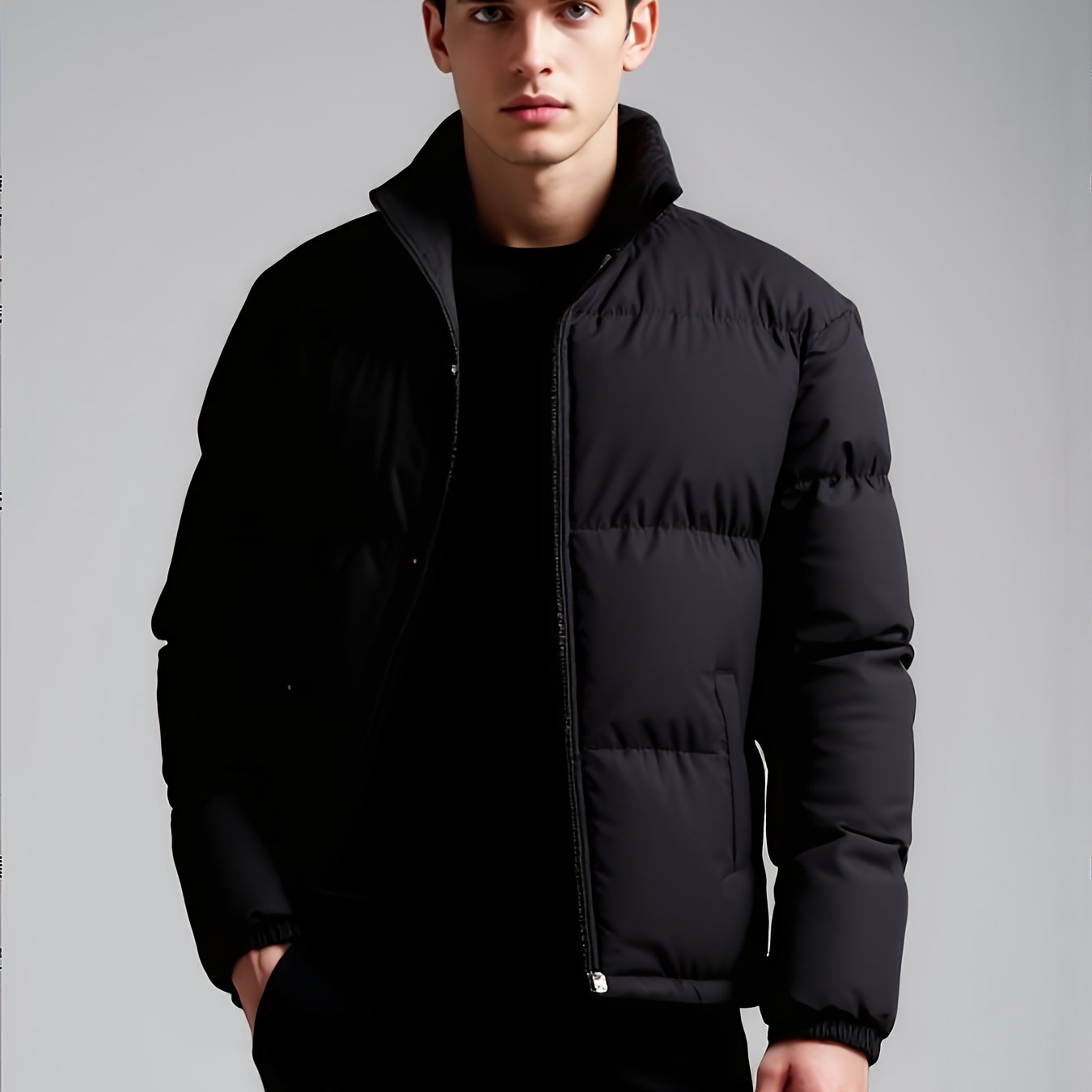 Maison Aurelle - Men’s Puffer Jacket Lightweight Insulation Modern Fit 5
