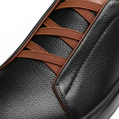 Maison Aurelle - Men’s Slip-On Sneakers Leather Breathable Casual Comfort 6