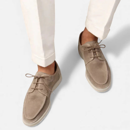 Maison Aurelle - Men's Suede Lace-Up Shoes Comfortable Elegant Fit 1