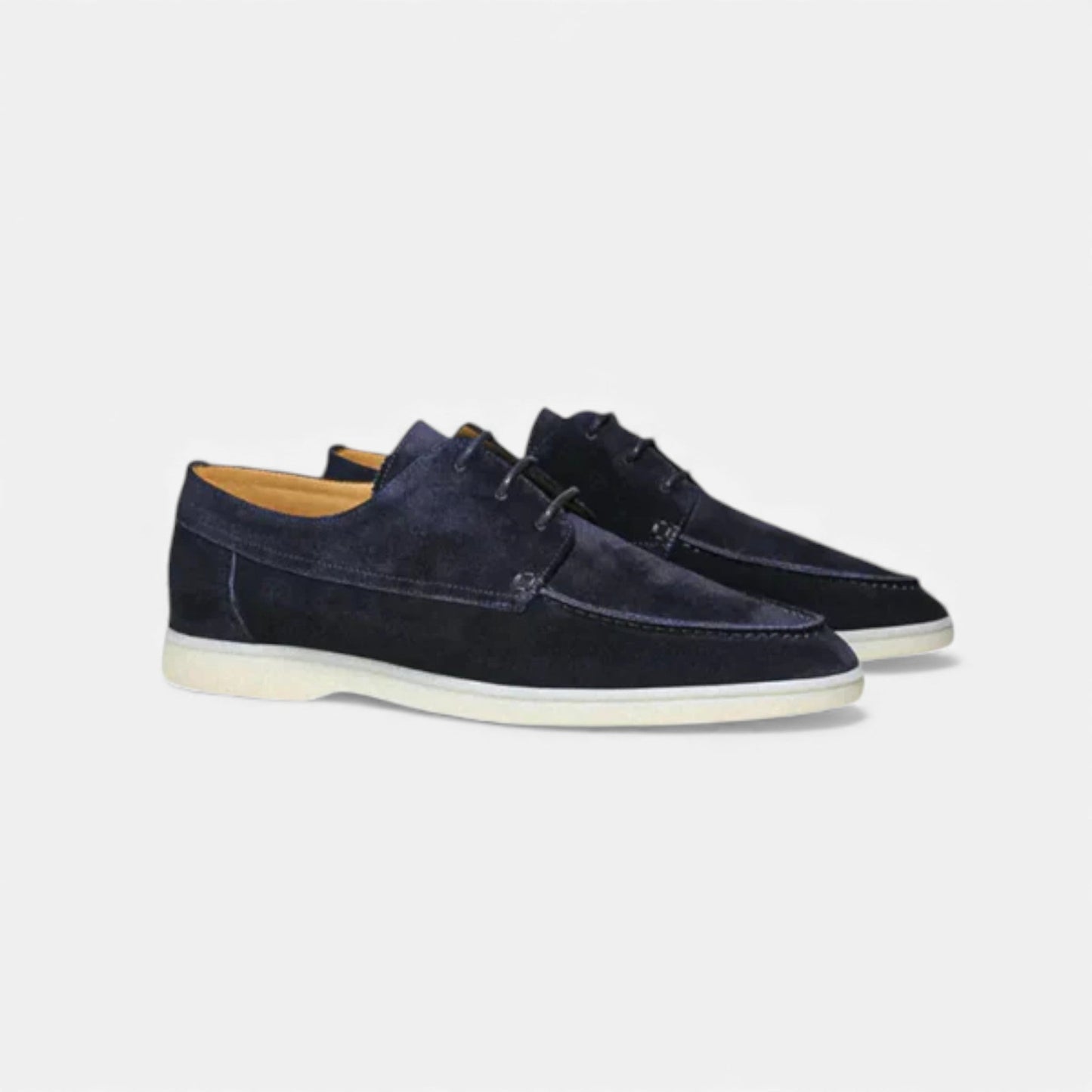 Maison Aurelle - Men's Suede Lace-Up Shoes Comfortable Elegant Fit 2