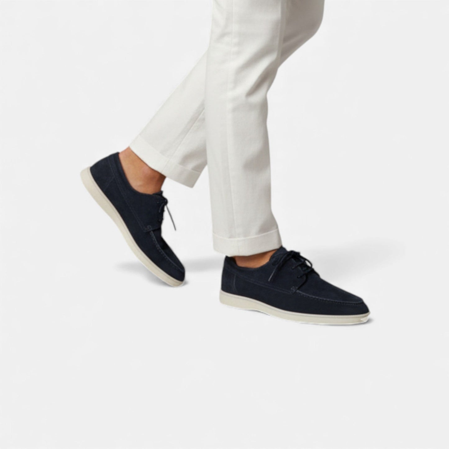 Maison Aurelle - Men's Suede Lace-Up Shoes Comfortable Elegant Fit 6