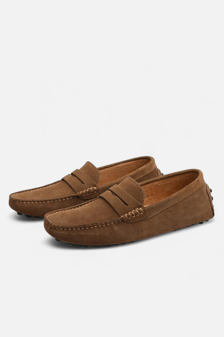 Maison Aurelle - Men's Suede Loafers Comfortable Everyday Elegance 7