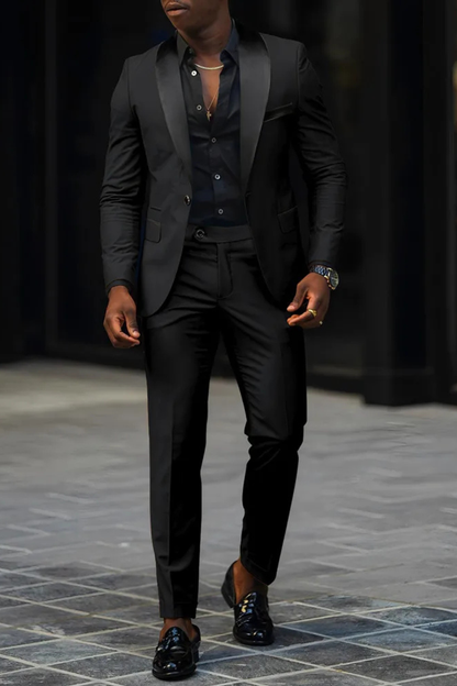 Maison Aurelle - Men’s Suit High-Quality Fabric Tailored Fit Elegant Design 1