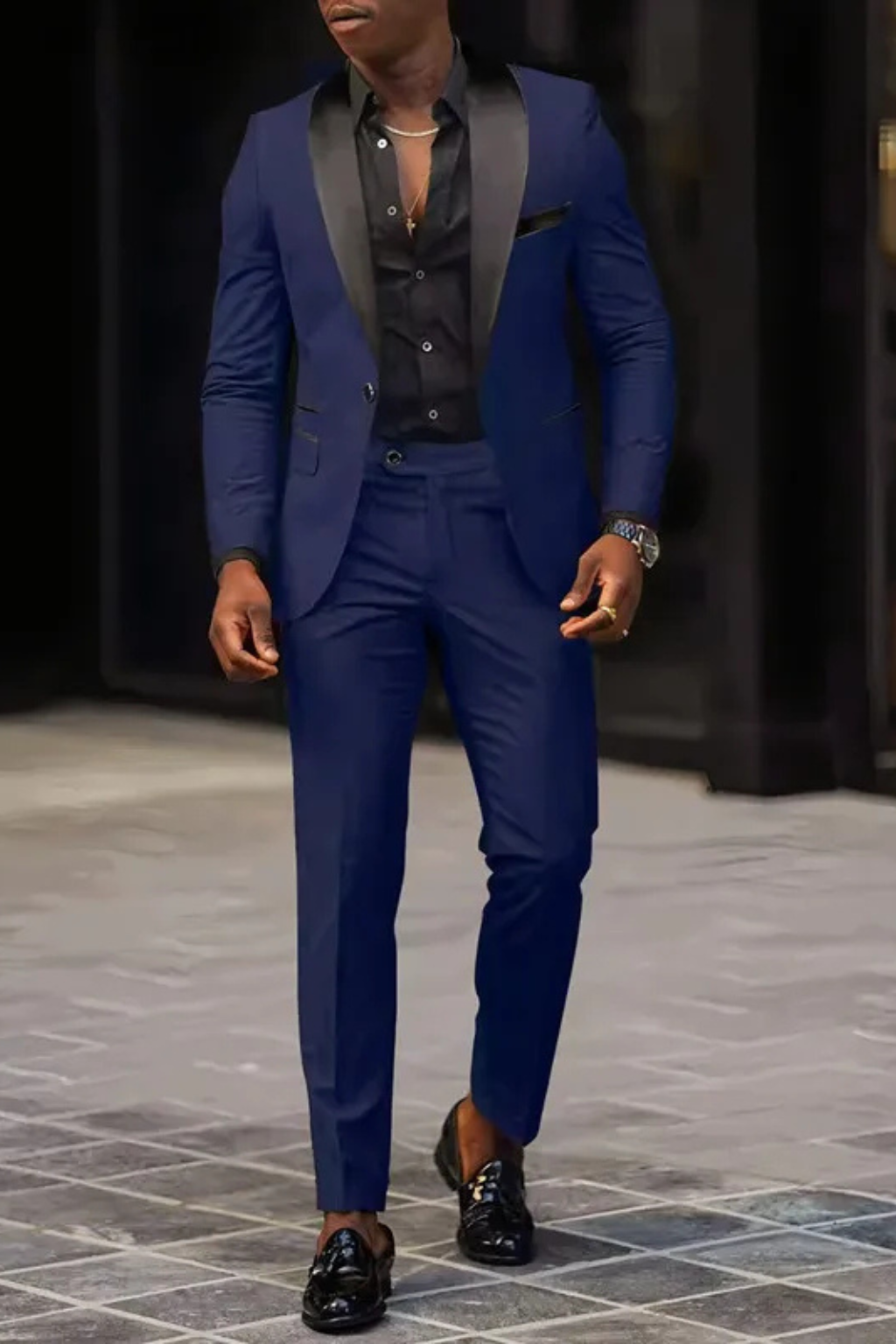Maison Aurelle - Men’s Suit High-Quality Fabric Tailored Fit Elegant Design 5