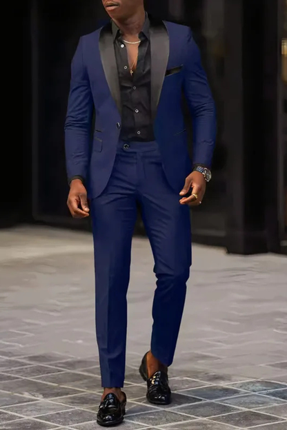 Maison Aurelle - Men’s Suit High-Quality Fabric Tailored Fit Elegant Design 5