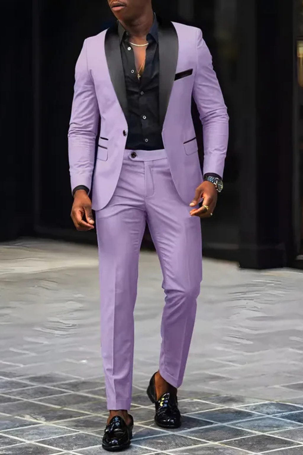 Maison Aurelle - Men’s Suit High-Quality Fabric Tailored Fit Elegant Design 7