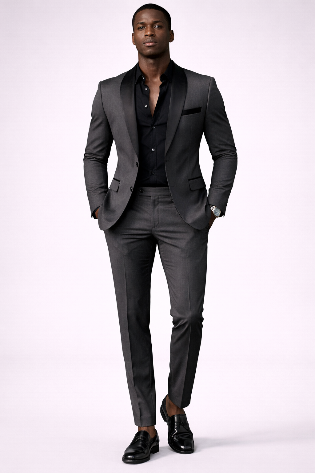Maison Aurelle - Men’s Suit High-Quality Fabric Tailored Fit Elegant Design 8