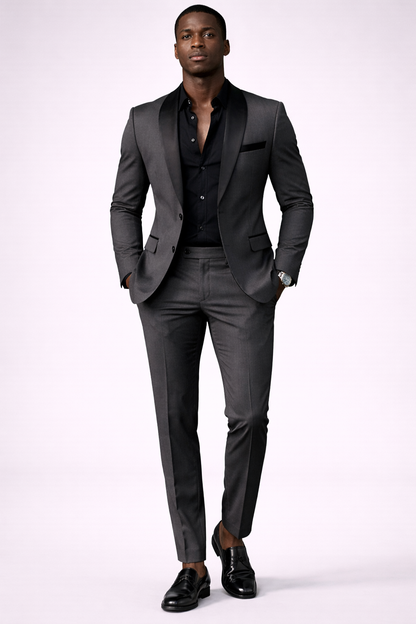 Maison Aurelle - Men’s Suit High-Quality Fabric Tailored Fit Elegant Design 8