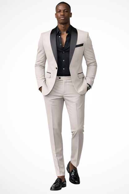 Maison Aurelle - Men’s Suit High-Quality Fabric Tailored Fit Elegant Design 9