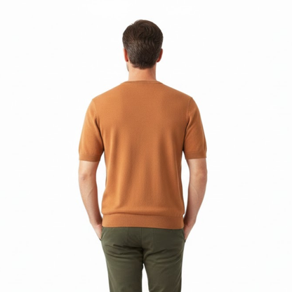 Maison Aurelle - Men’s T-Shirt Merino Wool Blend Breathable Casual Fit 3