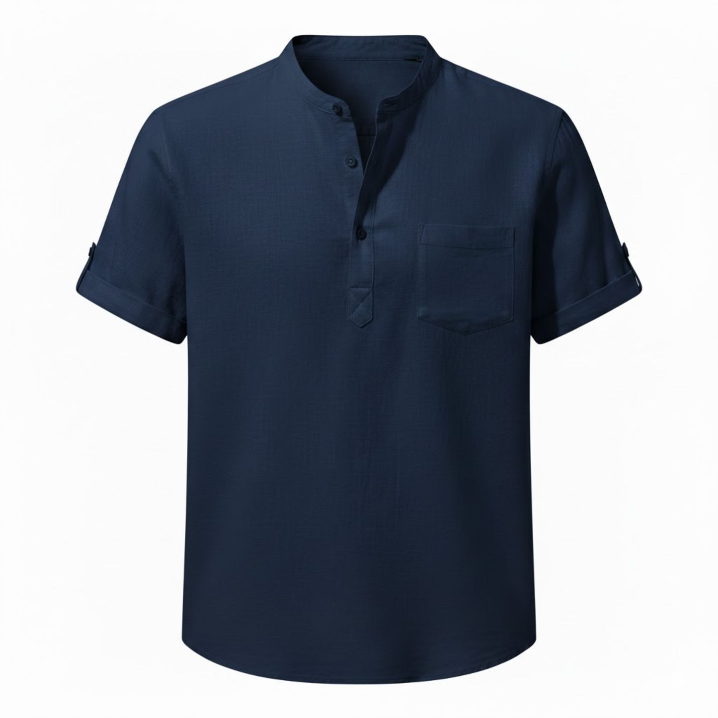 Maison Aurelle - Men’s T Shirt Cotton Linen Casual Lightweight Fit 4