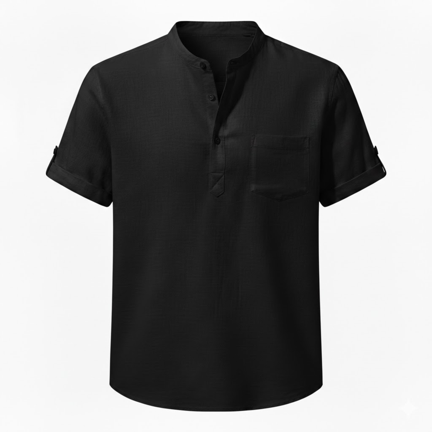 Maison Aurelle - Men’s T Shirt Cotton Linen Casual Lightweight Fit 6